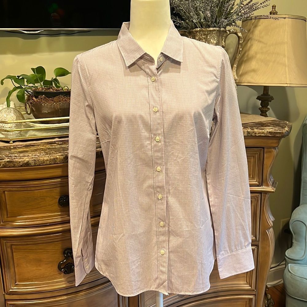 J Crew Haberdashery Fitted Shirt Medium NWOT